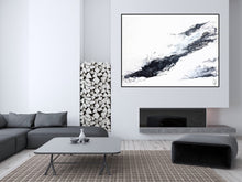 Load image into Gallery viewer, Black & White Marble // Fine Art Paper Print
