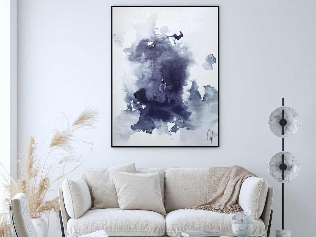 Indigo Water // Giclee Canvas