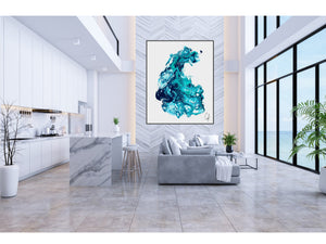 Surf Wave // Giclee Canvas