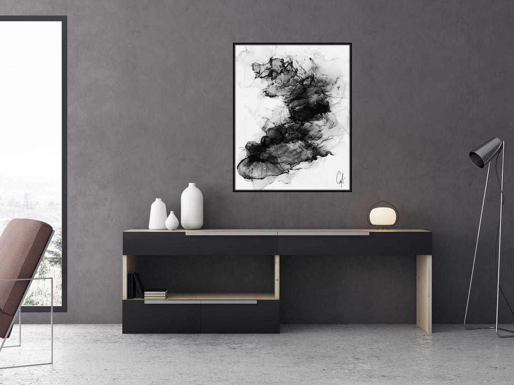 Smokey // Giclee Canvas